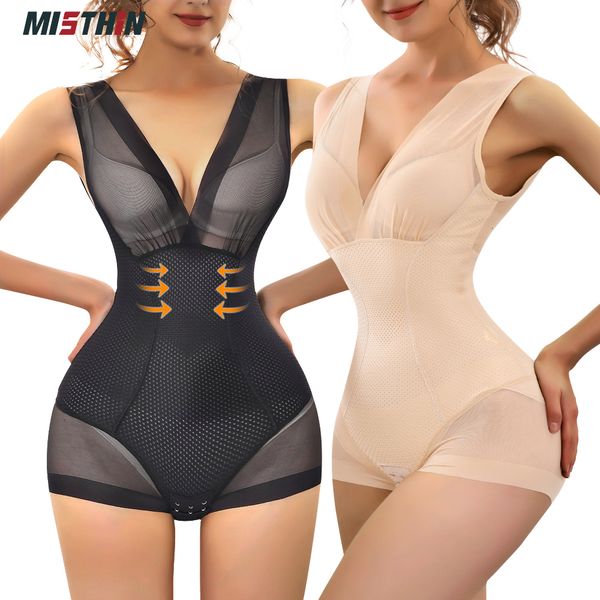 

waist tummy shaper misthin bodysuit full body shaper colombian salome girdle women lose weight slim down tummy control underwear 230516