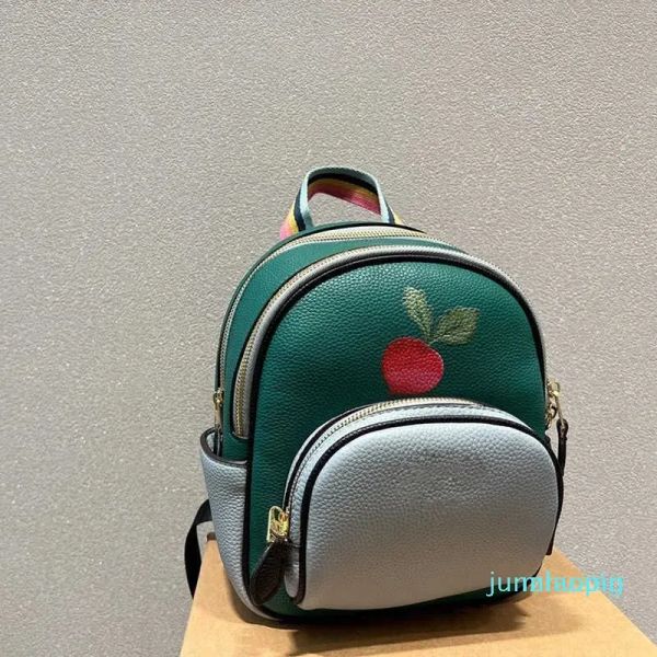

2023 new fashion backpacks designers mini backpack purse women fashion designer back pack 22 leather cute printing color mathing bookbags
