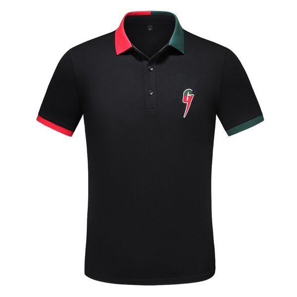 

men's polos designer polo shirt for men luxury polos casual t-shirt embroidered letters fashion high street m-3xl #888888, White;black