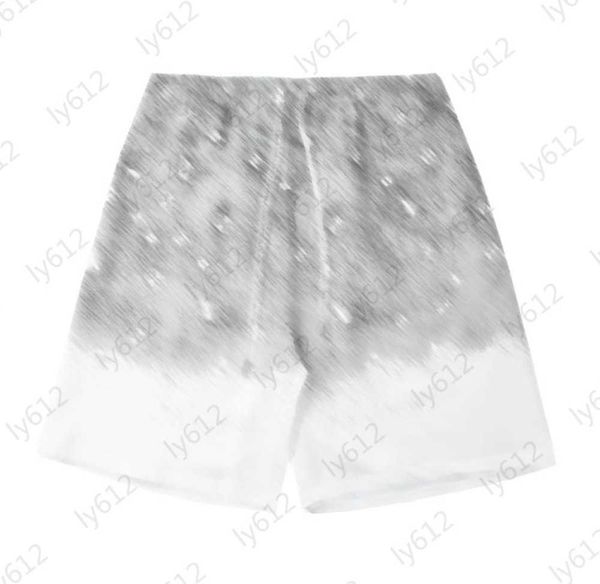

brand designer mens shorts gray fashion luxury starry sky gradient logo graffiti print decoration loose elastic waist relaxed cotton summer, White;black