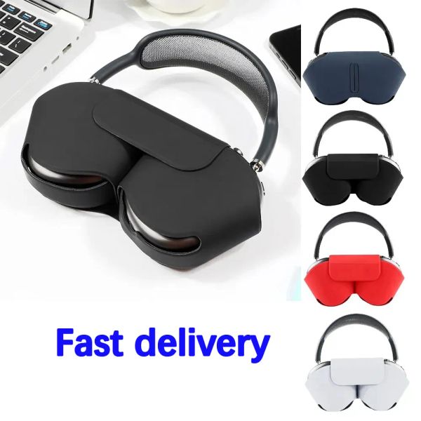 

for airpods max headphone accessories airpod maxs headset transparent tpu shell solid silicone waterproof protective case airpod maxs headph