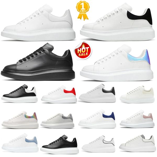 

shoes suede 2023 fashion men women casual alexander designer mens oversized sneakers platform triple white mqueenly black leather cream spor