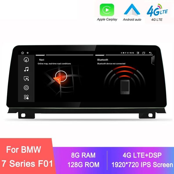 

8gb 128gb 12.3'' android car radio multimedia for bmw 7 series f01 f02 cic nbt multimedia player gps navigation carplay