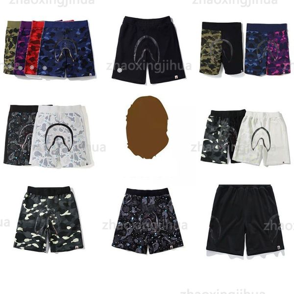 

womens exclusive shorts designer fashion trend fitness shark sports pants short simple and generous mens summer gym exercise ventilation bea, White;black