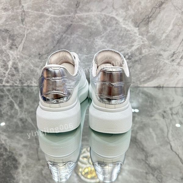 

2023platform womens quality casual shoes leather lace-up sneaker fashion lady flat running trainers letters gym sneaker, Black