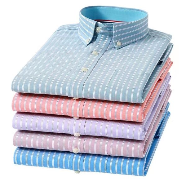 

men's casual shirts man checked shirt fashion long sleeved oxford plaid shirt men's slim fit casual business shirts 230516, White;black