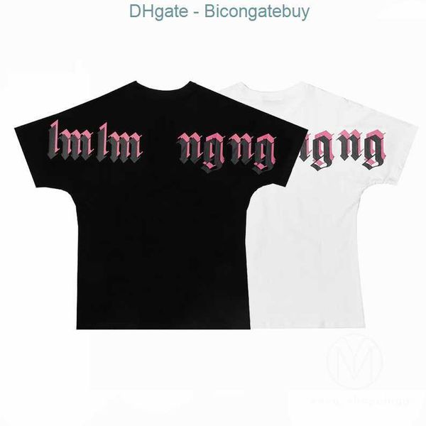 

tshirt angels summer mens womens designers t shirts palms luxurys letter cotton tshirts clothing polos short sleeve high1 quality clothes t, White;black