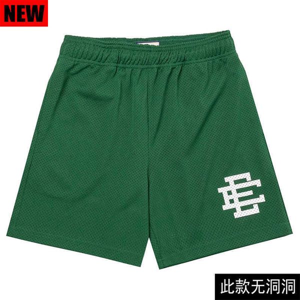 

men's clothing new ee american shorts leisure fitness sports basketball pants running quick dry beach quarters trendy brand, White;black