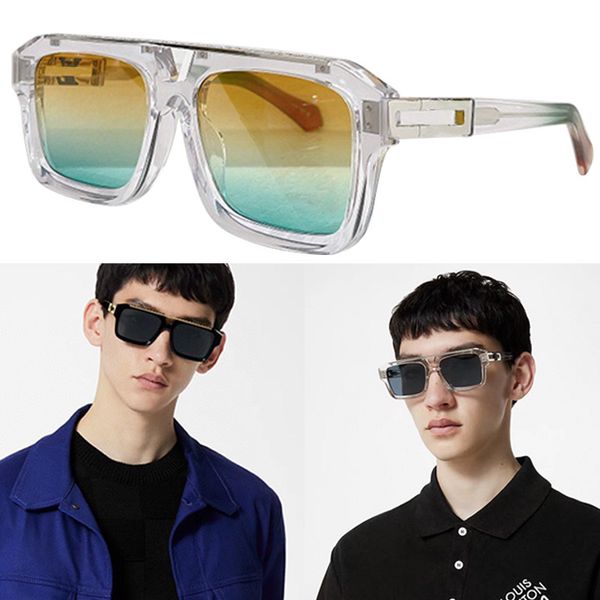 

mens oversized rectangular sunglasses z1801e womens designer sunglasses carbonate fiber square glasses holiday outdoor travel sunglasses, White;black