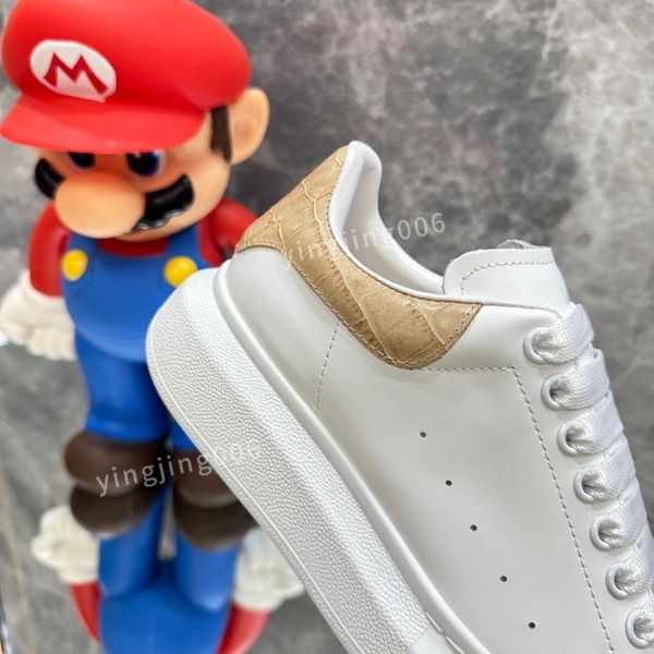 

platform women quality casual shoes leather lace-up sneaker fashion lady flat running trainers letters gym sneaker2023, Black