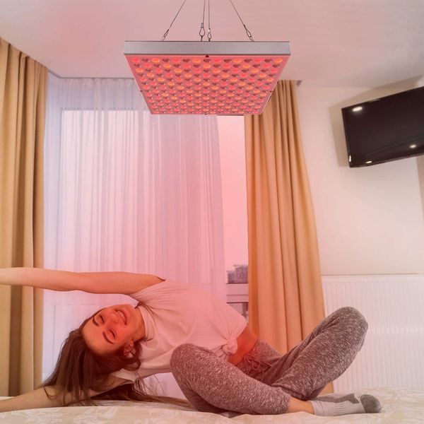 

face massager anti aging 225leds red led light therapy lamp deep 660nm and near infrared 850nm for full body skin pain relie 230515