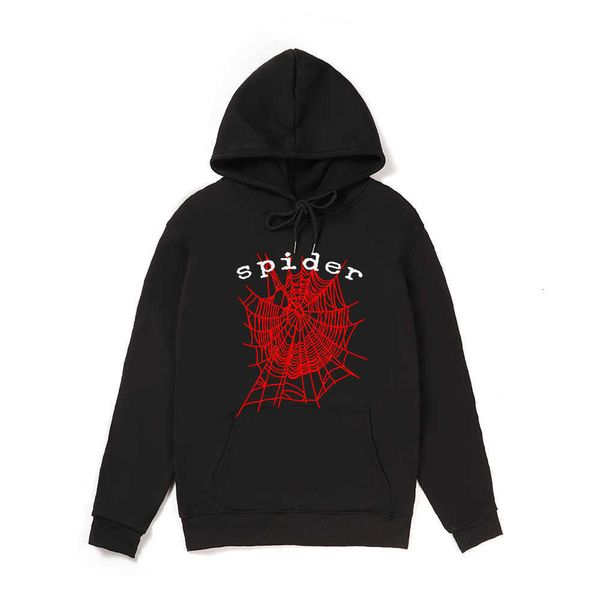 

men's hoodies fashion sp5der 555555 sweatshirts designer sweater trend street peripheral spring and autumn, Black