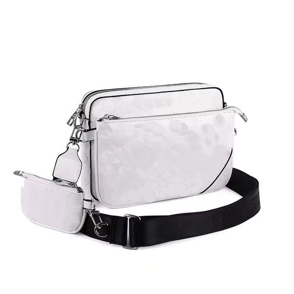 

men designer messenger bag new men's embossed shoulder bag stylish three-piece bag