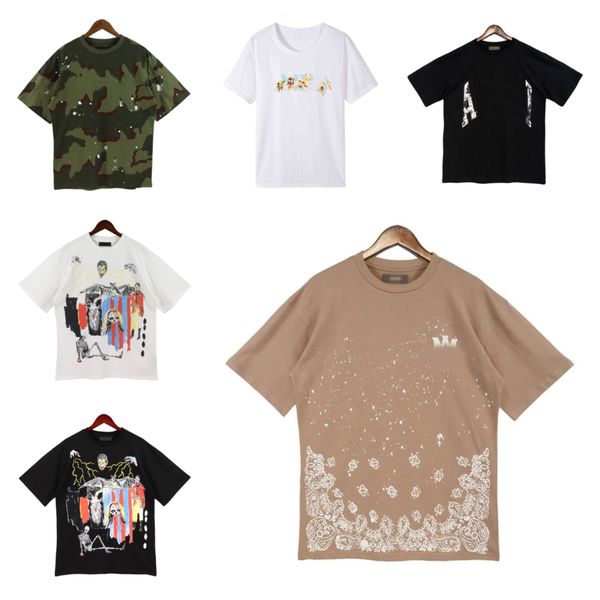 

t amirly designer womens t-shirt t-shirts mens casual tees printed short sleeve shirts hip hop men's fashion man luxury streetwear summ, White;black