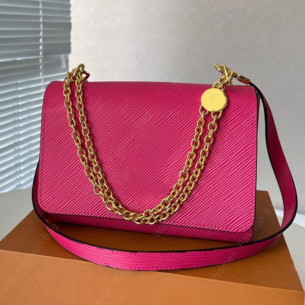 

mm handbag epi grain leather designer shoulder crossbody bag for women fashion vacation shoulder backpack key chain wallet bag with sliding