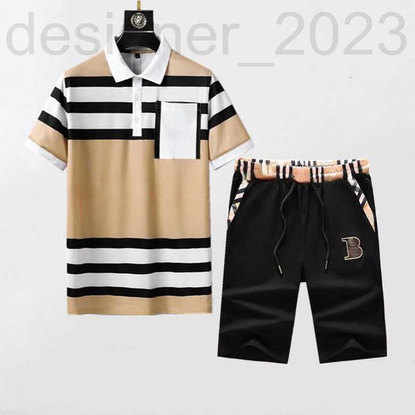 

men's tracksuits designer mens polo shirt shorts two pie set emroidery short sleeve tshirt nts suit menwomen sweatshirt sports tee 3xl, Gray