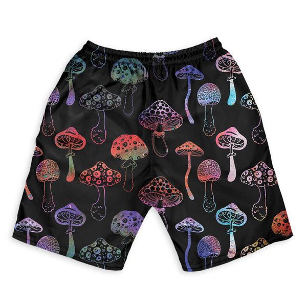 

men's clothing 3d printed summer casual shorts hawaiian beach holiday swimwear, White;black