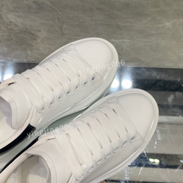 

platform brand mens womens quality casual shoes leather lace-up sneaker fashion lady flat running trainers letters gym sneaker, Black