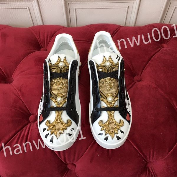

2023 new luxurys designer flat sneaker trainer casual shoes canvas leather white letter fashion platform mens womens low sneakers, Black