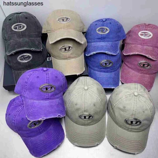 

ball caps high version ds letter wash old hole baseball cap net red sunshade damp hat sunscreen cap, Blue;gray