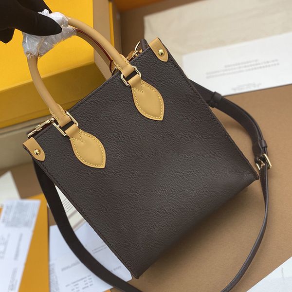 

designer handbags luxury shopping bags 1:1 quality genuine leather tote bags 22cm with box ml086