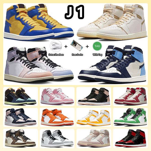 

mens womens 1 1s basketball shoes skyline craft sail reverse laney valentines day lost & found patent bred university blue obsidian bio hack