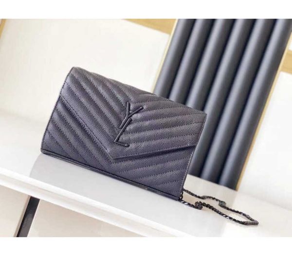 

designer bag fashion handbags shoulder luxurys designer bags metal chain gold silver women handbag genuine leather bag flip cover messenger