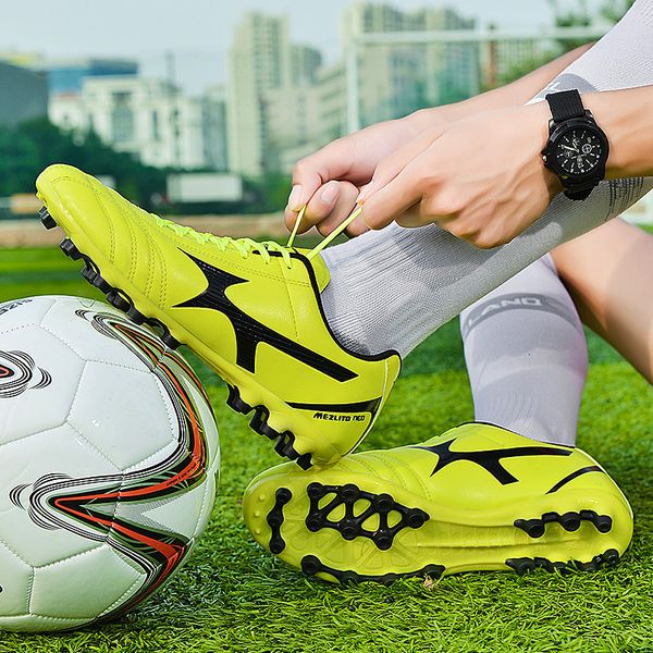 

safety shoes soccer shoes broken nail men and women youth children football training special shoes cleats waterproof sport sneakers zapatos, Black;brown
