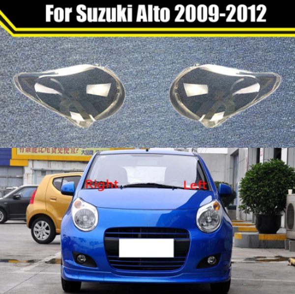 

car headlight shell lamp shade auto transparent masks headlight glass headlamp lens cover for suzuki alto 2009-2012