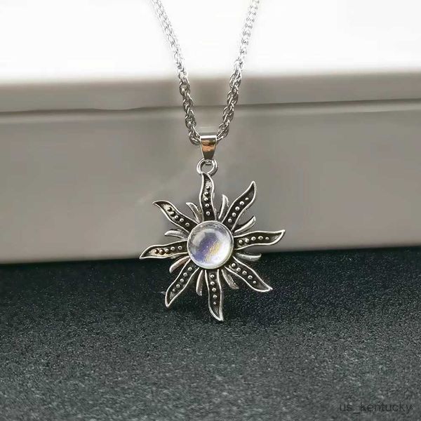 

pendant necklaces fashionable solar system ray nelace exquisite eight star ray sun star dazzling pendant romantic star gift, Silver