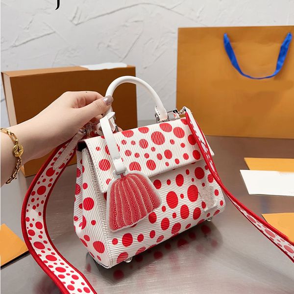 

flap crossbody bags messenger shoulder bag women handbag purse handle lady diagonal leather clutch wallets circular dot pattern fashion lett