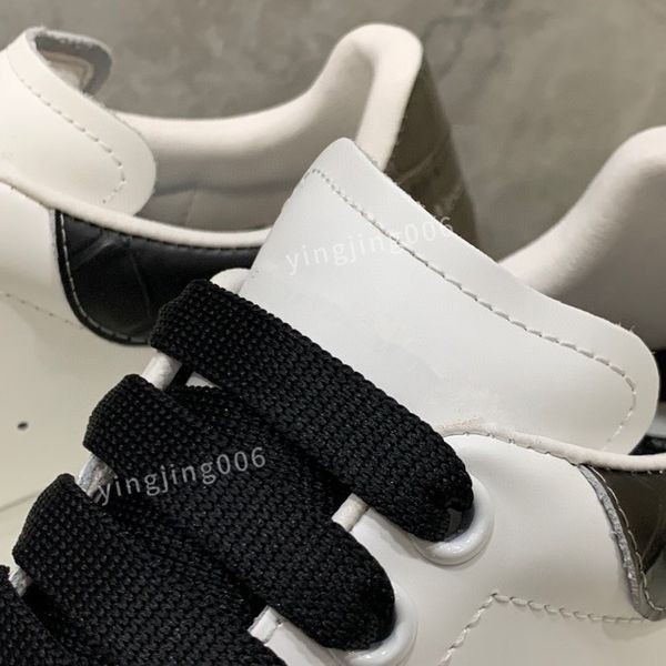 

new platform brand men womens quality casual shoes leather lace-up sneaker fashion lady flat running trainers letters gym sneaker2023, Black