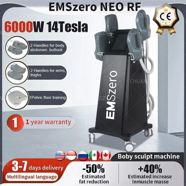 

6500w 14tesla neo emszero fat removal body contouring machine muscle stimulation ems body sculpt machine