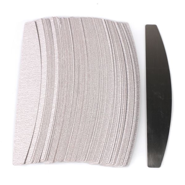 

nail files 50pcs100pcs grey removalble pads with metal handle replacement sandpaper file 100180 for manicure calluses remover buffer 230515
