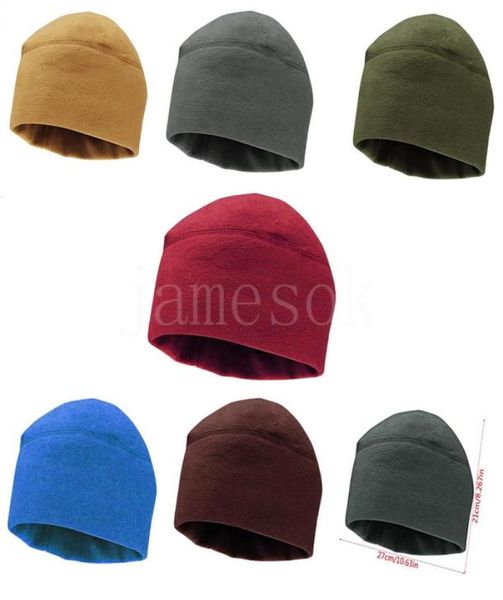 

men039s women039s winter solid color soft warm skull cap polar fleece thickened beanie hat windproof outdoor de7507366811, Blue;gray