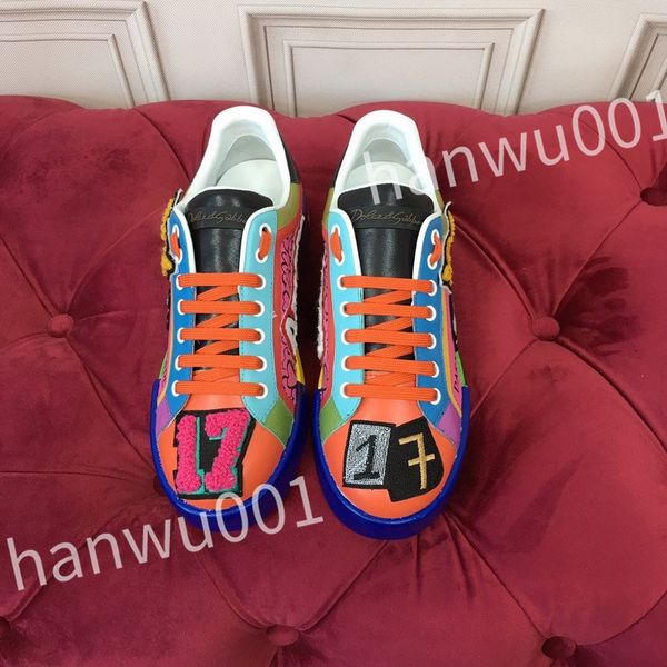 

2023 designer flat sneaker trainer casual shoes canvas leather white letter fashion platform mens womens low sneakers, Black
