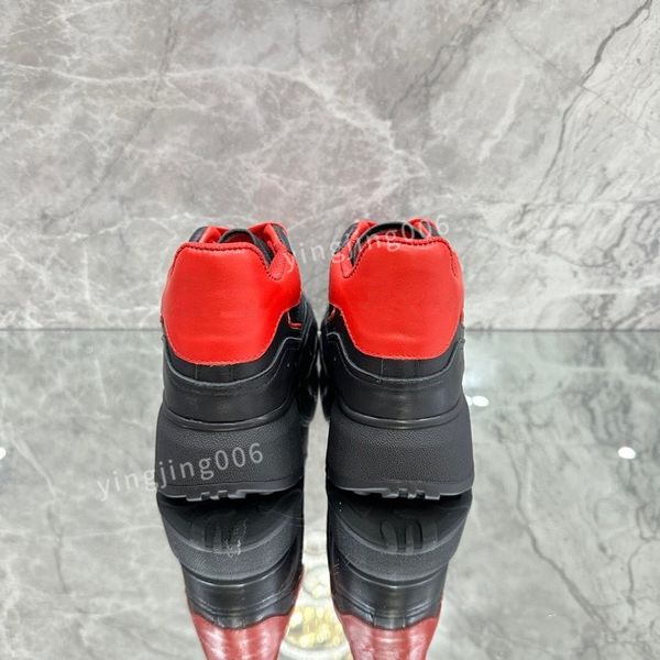 

new brand women mens casual shoes leather lace-up sneaker fashion lady flat running trainers letters gym sneaker2023, Black