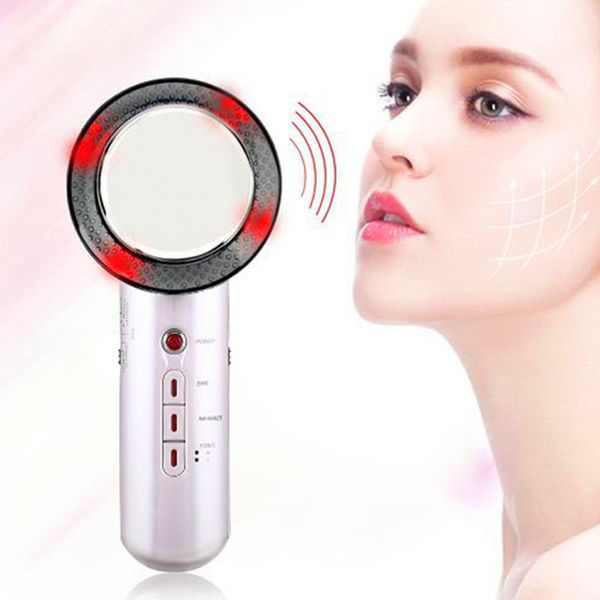 

handheld 3 in 1 ultrasound cavitation ems infrared body slimming massager device