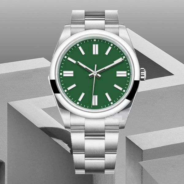 

ladies watches fashion watch two-tone watchs 36mm folding buckle stainless steel luminous sapphire waterproof green classic sister gift wris, Slivery;brown