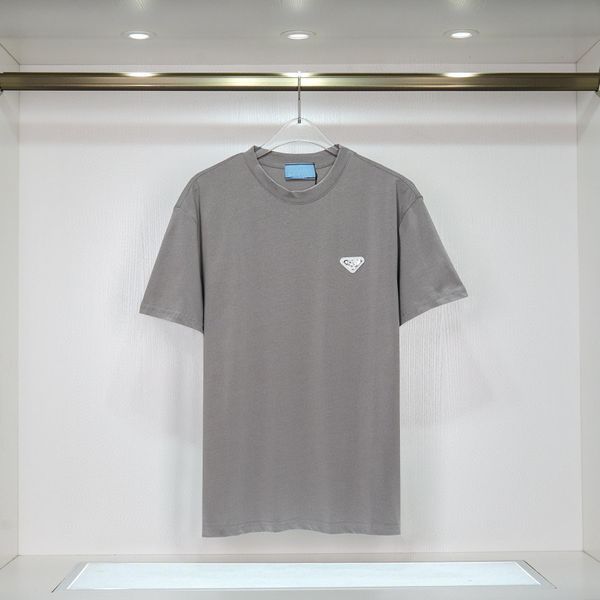 

prshirt029 mens designer t shirt casual mens womens loose t-shirt letter printed short sleeve letter shirt luxury street short sleeve shirt, White;black