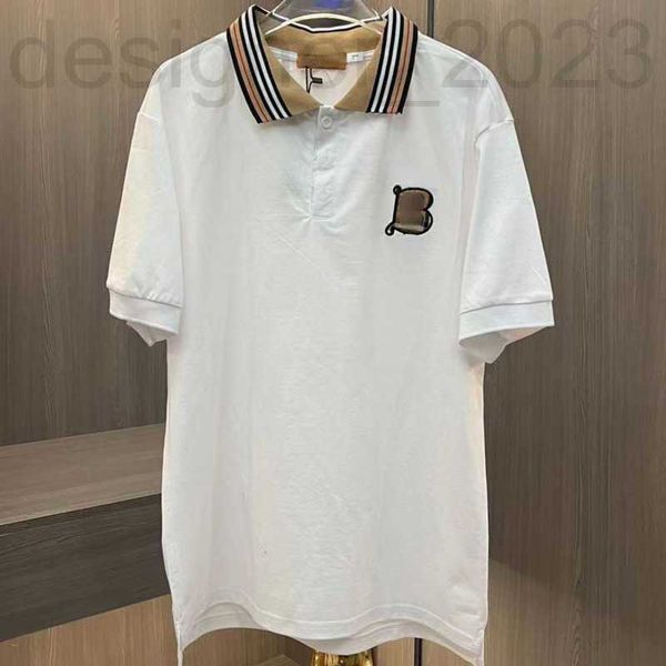 

men's polos designer casual polo shirt mens short sleeve t designer s lapel sweat emroidery t- cotton pullo s usiness utton 19yn, White;black