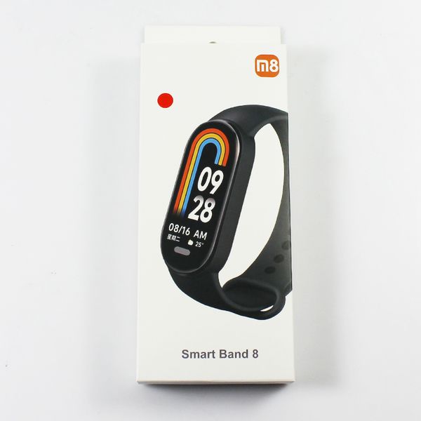 

m8 smart watch bracelet heart rate blood pressure oxygen monitoring waterproof sport smart wristbands