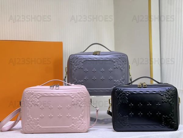 

handle soft trunk bags designer shoulder bag emboss leather cross body women luxury bags ornaments capsule collection m21833 m44965