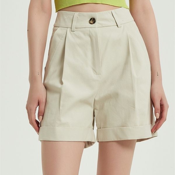 

women's shorts zhisilao high waist women's shorts summer casual loose wide leg shorts korean fashion pockets office short 230516, White;black
