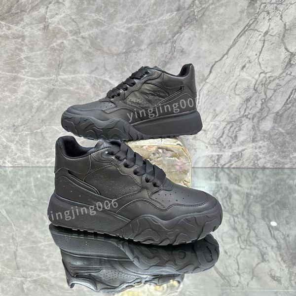 

brand women quality casual shoes leather lace-up sneaker fashion lady flat running trainers letters gym sneaker, Black