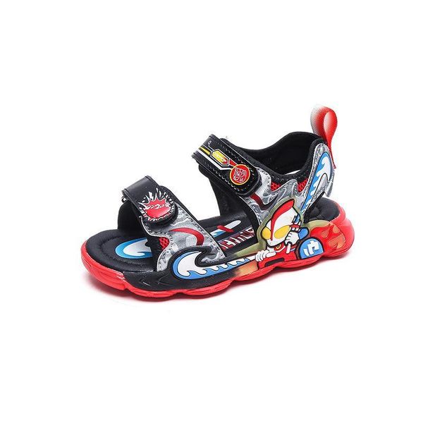 

sandals baby shoes beach children boys summer f12418, Black;red