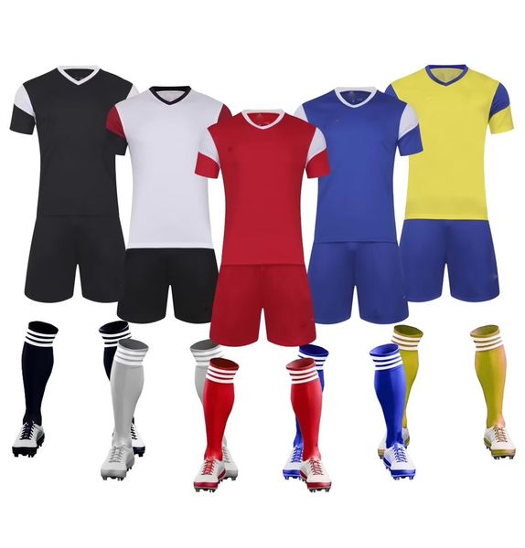 

men's tracksuits soccer uniform set custom soccer jersey men jersey shorts training suit outdoor sport gym summer running tracksuit 230, Gray