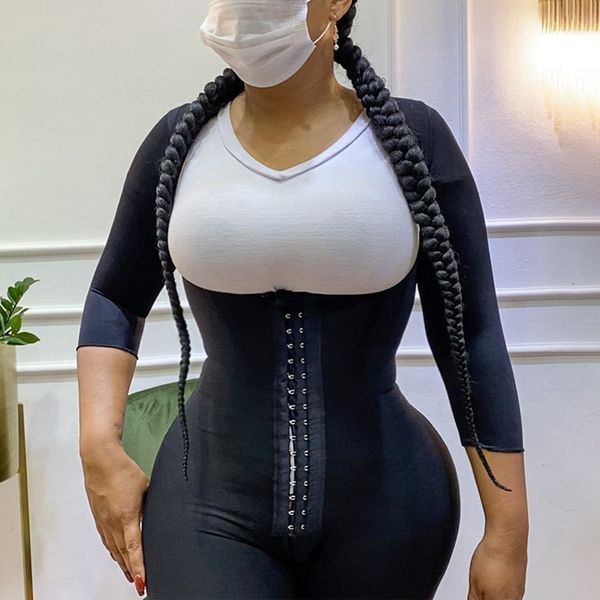 

waist tummy shaper women push up postpartum seamless full body shapewear slimming fajas colombianas high compression bbl post op surgery sup