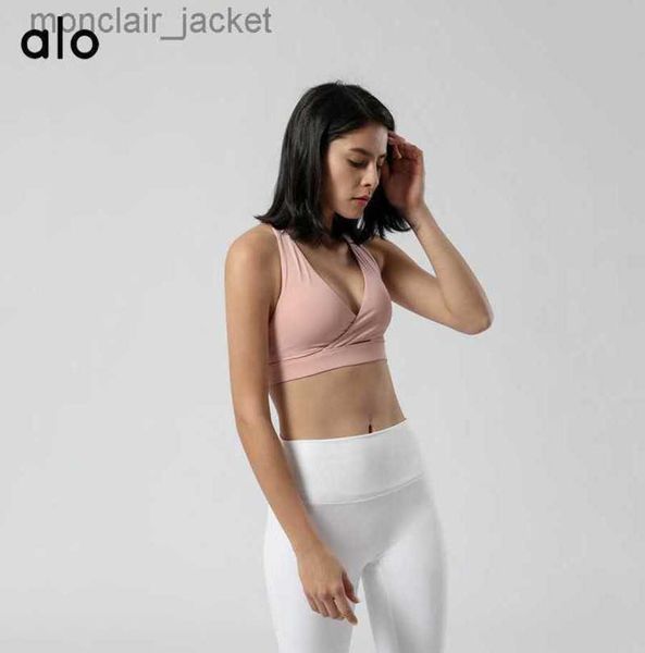 

desginer yoga women's sports bra dance beauty back running fitness racerback underwear 23ssa, White