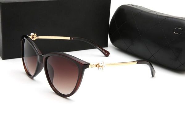 

2023 designer sunglasses outdoor sunglasses metal frame fashion classic women's cat eye sunglassesmirror men's and women's ro, White;black